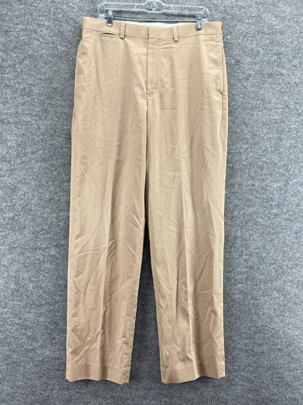 L.L. Bean Trousers Khaki 34x32 Natural Fit